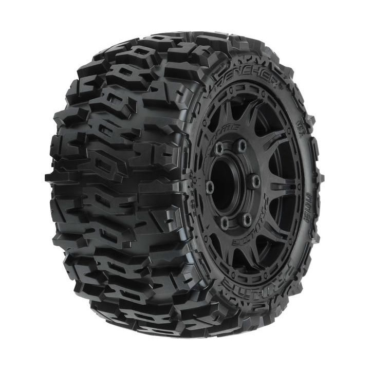 Pro-Line kolo 2.8", pneu Trencher LP, disk Raid H12 černý (2)