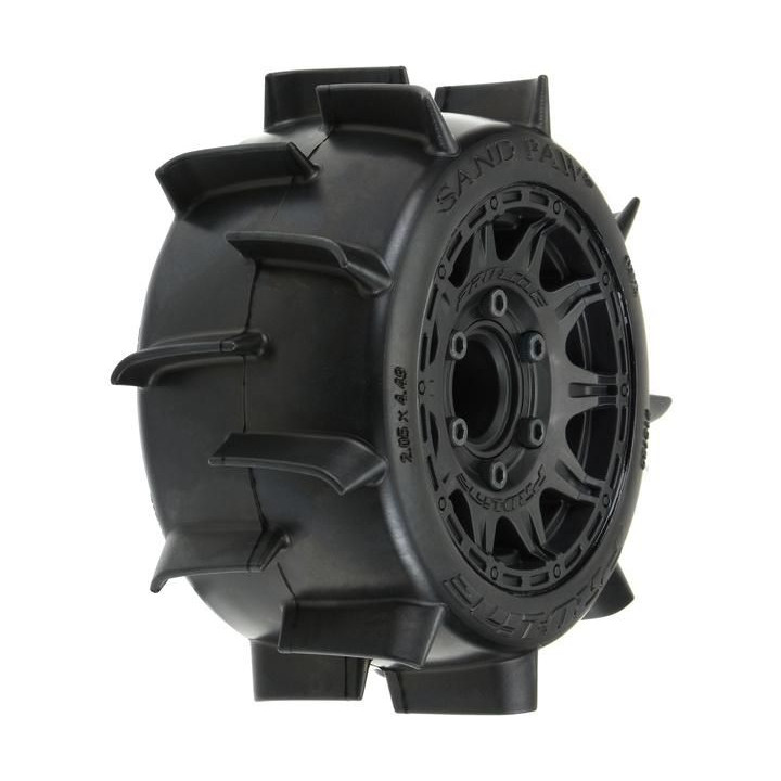 Pro-Line kolo 2.8", pneu Sand Paw LP, disk Raid H12 černý (2)