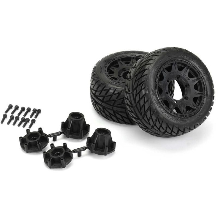 Pro-Line kolo 2.8", pneu Street Fighter LP, disk Raid H12 černý (2)