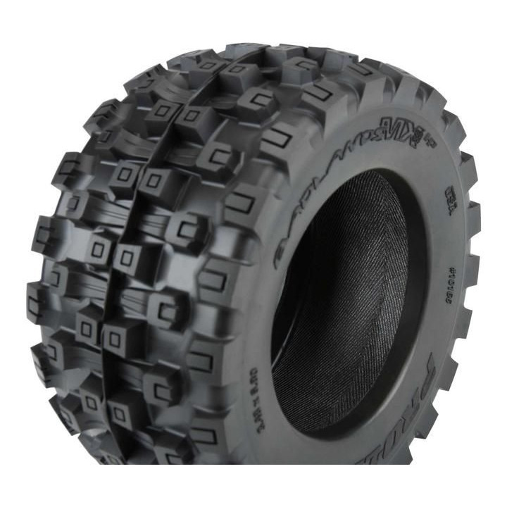 Pro-Line kolo 3.8", pneu Badlands MX38 HP Belted, disk Raid H17 černý (2)