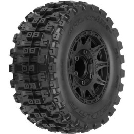 Pro-Line kolo 2.8", pneu Badlands MX28 Belted, disk Raid H12 černý (2)