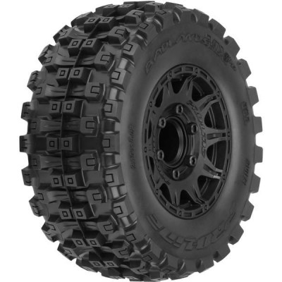 Pro-Line kolo 2.8", pneu Badlands MX28 Belted, disk Raid H12 černý (2)