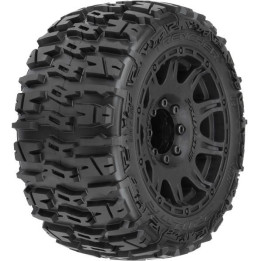 Pro-Line kolo 3.8", pneu Trencher LP, disk Raid H17 černý (2)