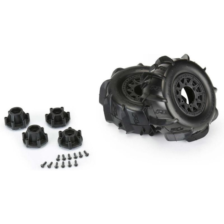 Pro-Line kolo 2.2/3.0", pneu Dumont, disk Raid H12 černý (2)
