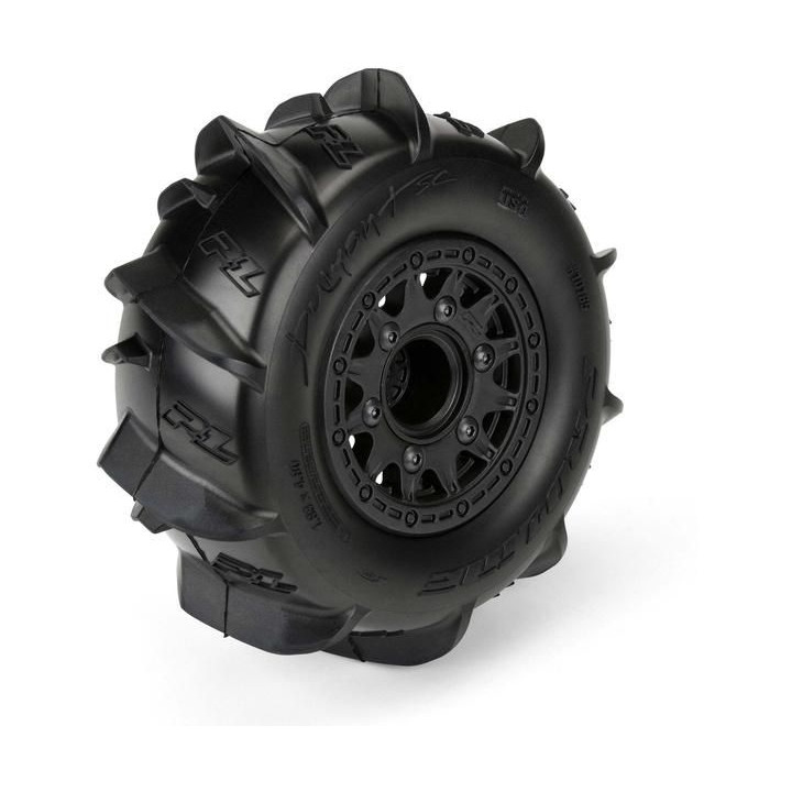 Pro-Line kolo 2.2/3.0", pneu Dumont, disk Raid H12 černý (2)
