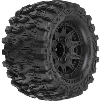 Pro-Line kolo 2.8", pneu Hyrax, disk Raid H12 černý (2)