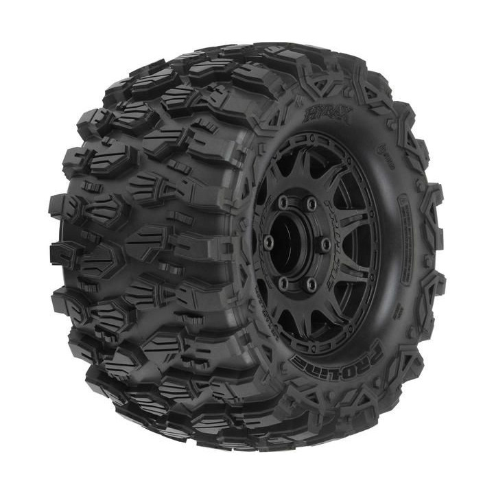 Pro-Line kolo 2.8", pneu Hyrax, disk Raid H12 černý (2)