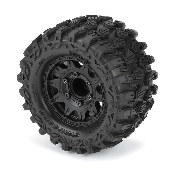 Pro-Line kolo 2.8", pneu Hyrax, disk Raid H12 černý (2)