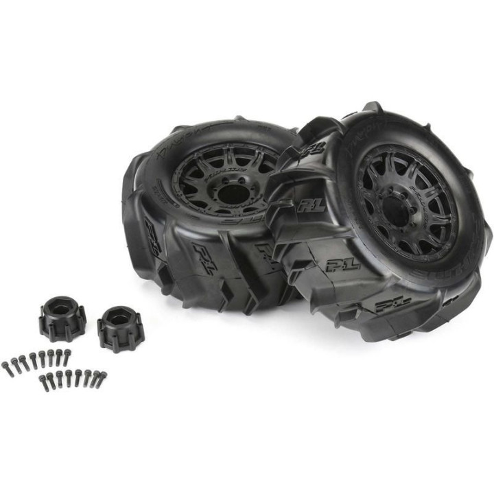 Pro-Line kolo 3.8", pneu Dumont, disk Raid H17 černý (2)