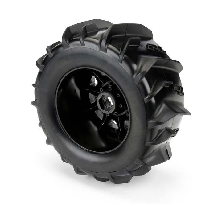 Pro-Line kolo 3.8", pneu Dumont, disk Raid H17 černý (2)