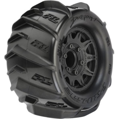 Pro-Line kolo 2.8", pneu Dumont, disk Raid H12 černý (2)