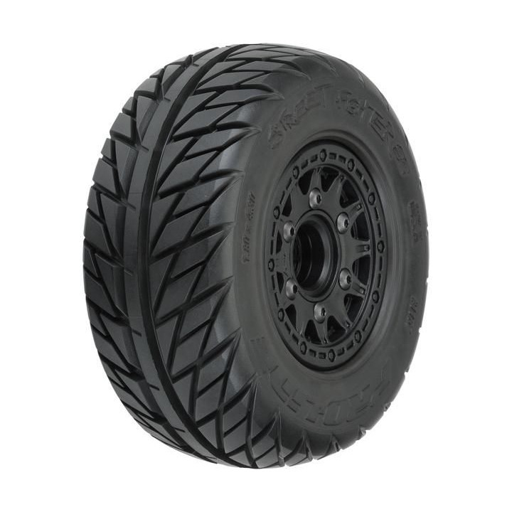 Pro-Line kolo 2.2/3.0", pneu Street Fighter, disk Raid H12 černý (2)
