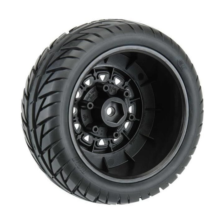 Pro-Line kolo 2.2/3.0", pneu Street Fighter, disk Raid H12 černý (2)