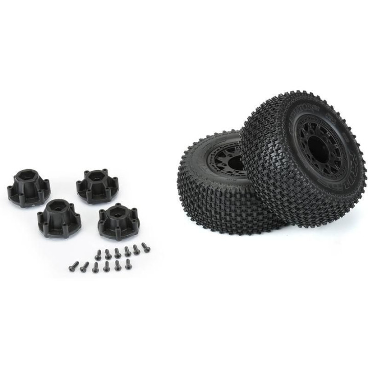 Pro-Line kolo 2.2/3.0", pneu Gladiator M2, disk Raid H12 černý (2)