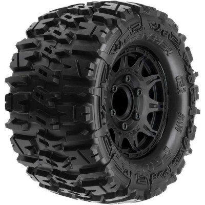 Pro-Line kolo 2.8", pneu Trencher, disk Raid H12 černý (2)