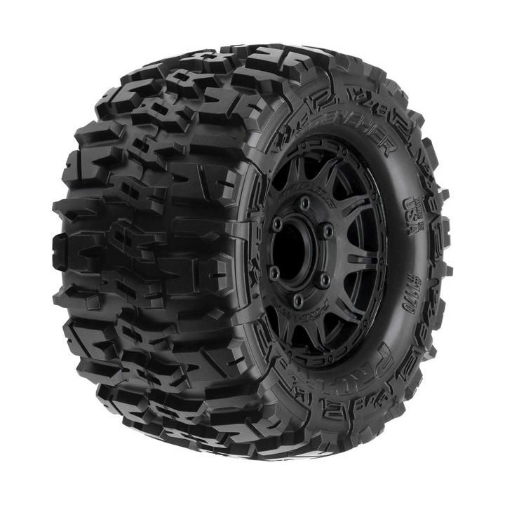 Pro-Line kolo 2.8", pneu Trencher, disk Raid H12 černý (2)