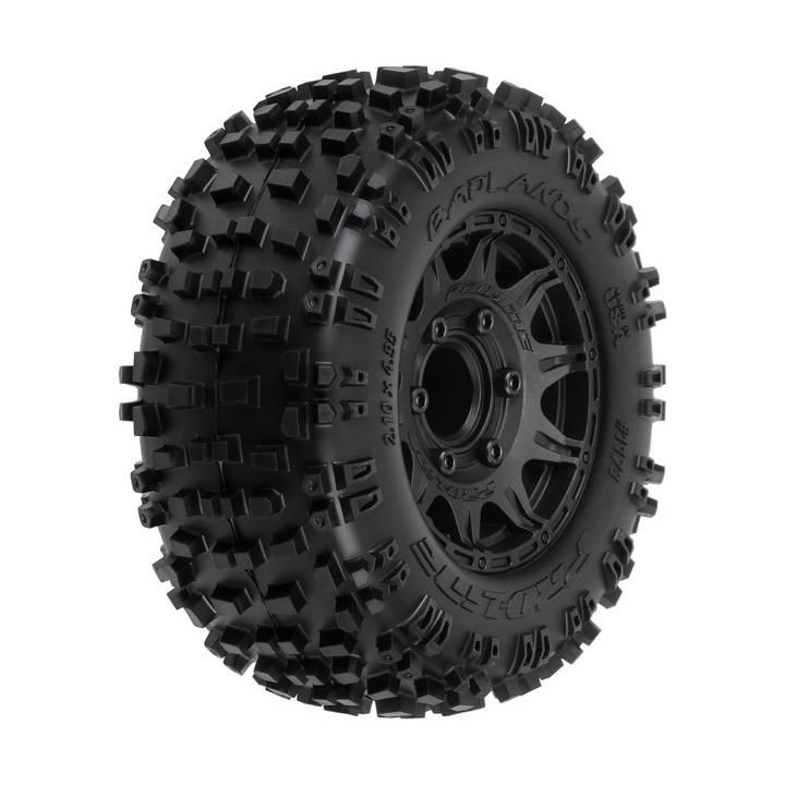 Pro-Line kolo 2.8", pneu Badlands, disk Raid H12 černý (2)