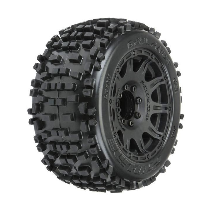 Pro-Line kolo 3.8", pneu Badlands, disk Raid H17 černý (2)