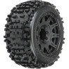 Kompletní kola Pro-Line pro RC modely aut 1:8. Rozměr ⌀149x72 mm. Disk Raid má černou barvu. Pneumatiky Badlands 3.8" MT, tvrdost směsi M2 (střední). Unašeč je šestihran 17 mm.