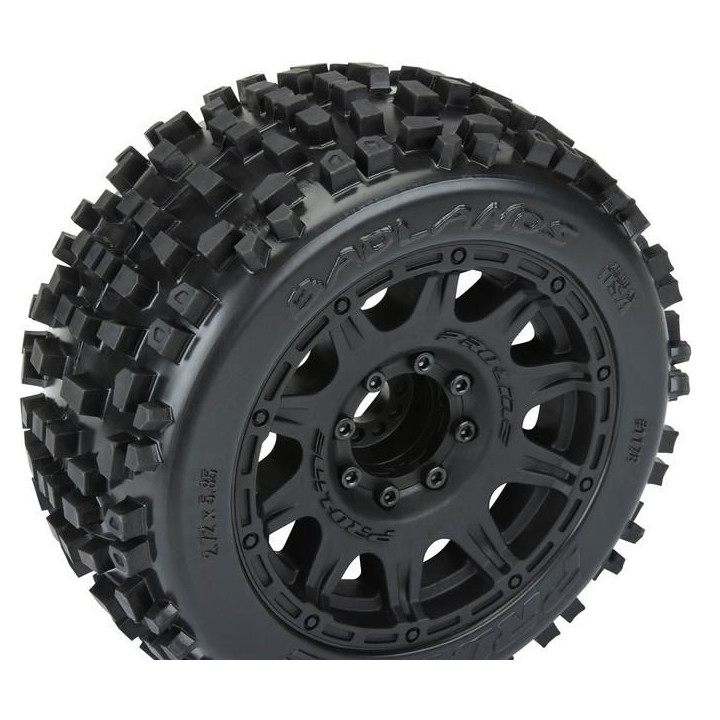 Pro-Line kolo 3.8", pneu Badlands, disk Raid H17 černý (2)