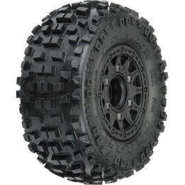Pro-Line kolo 2.2/3.0", pneu Badlands, disk Raid H12 černý (2)