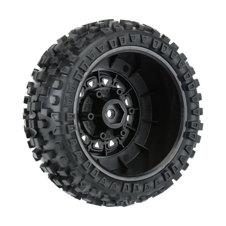 Pro-Line kolo 2.2/3.0", pneu Badlands, disk Raid H12 černý (2)
