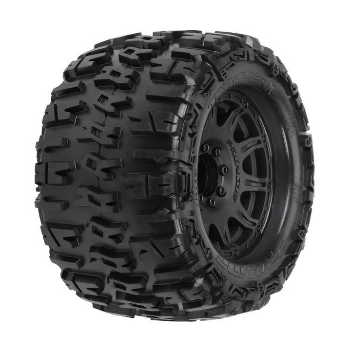 Pro-Line kolo 3.8", pneu Trencher X, disk Raid H17 černý (2)