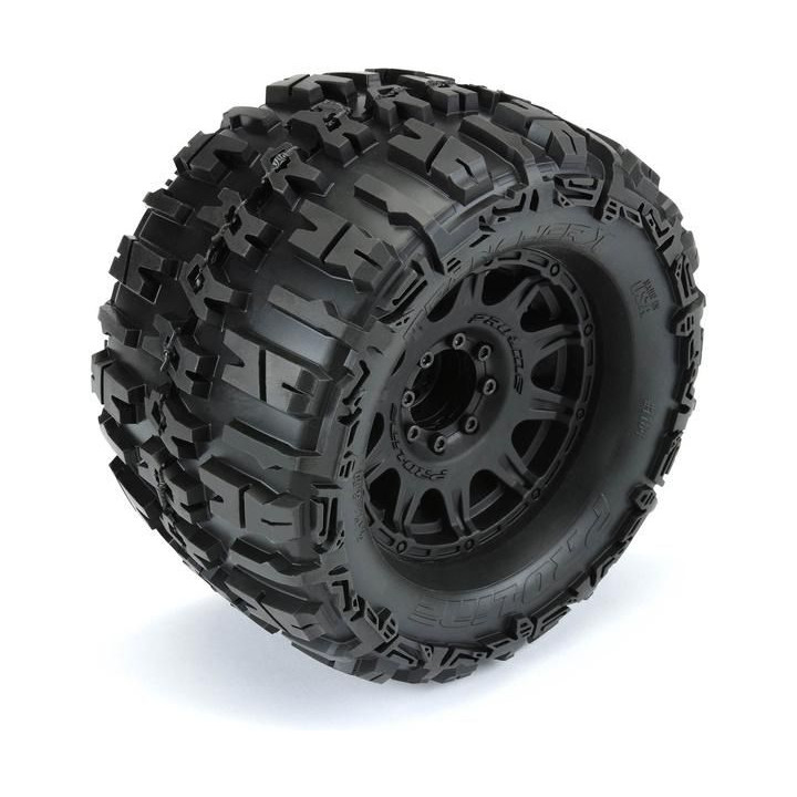 Pro-Line kolo 3.8", pneu Trencher X, disk Raid H17 černý (2)