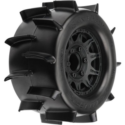 Pro-Line kolo 2.8", pneu Sand Paw, disk Raid H12 černý (2)
