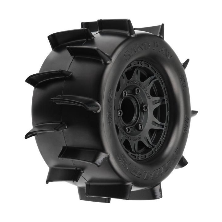 Pro-Line kolo 2.8", pneu Sand Paw, disk Raid H12 černý (2)