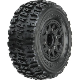 Pro-Line kolo 2.2/3.0", pneu Trencher X, disk Raid H12 černý (2)