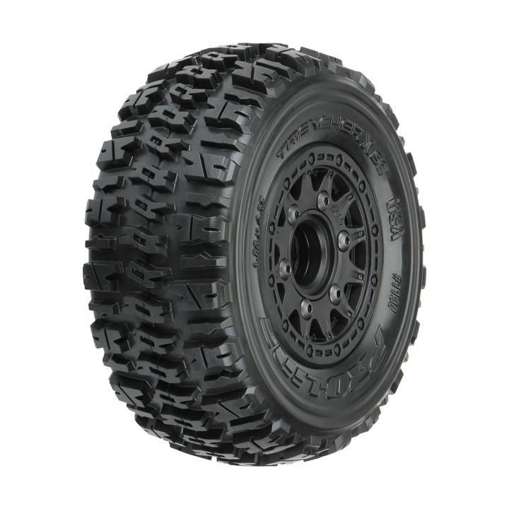 Pro-Line kolo 2.2/3.0", pneu Trencher X, disk Raid H12 černý (2)