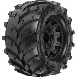 Pro-Line kolo 2.8", pneu Masher, disk Raid H12 černý (2)