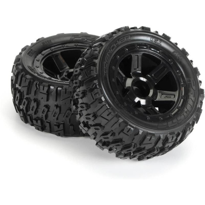 Pro-Line kolo 2.2", pneu Trencher M2, disk Desperado H12 černý (2)