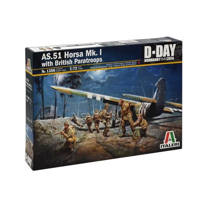 Model Kit letadlo 1356 - AS.51 HORSA Mk.I/II & British Paratr. (1:72)
