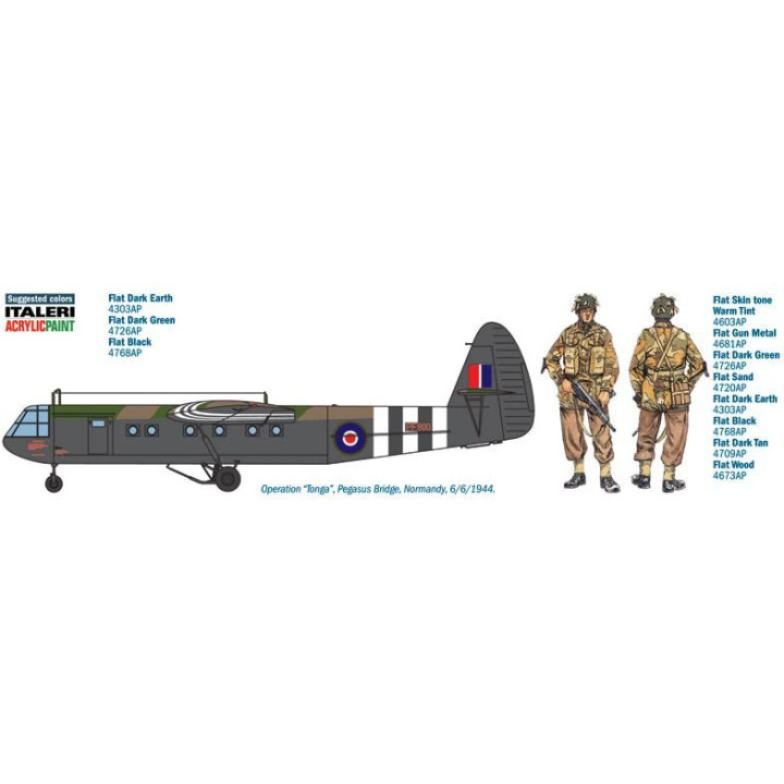 Model Kit letadlo 1356 - AS.51 HORSA Mk.I/II & British Paratr. (1:72)