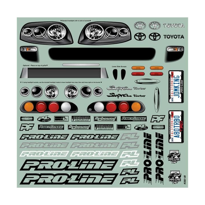 Pro-Line karosérie 1:10 Toyota Supra 1995 (Drag Car)