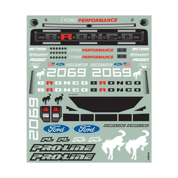 Pro-Line karosérie 1:10 Ford Bronco R (Short Course)