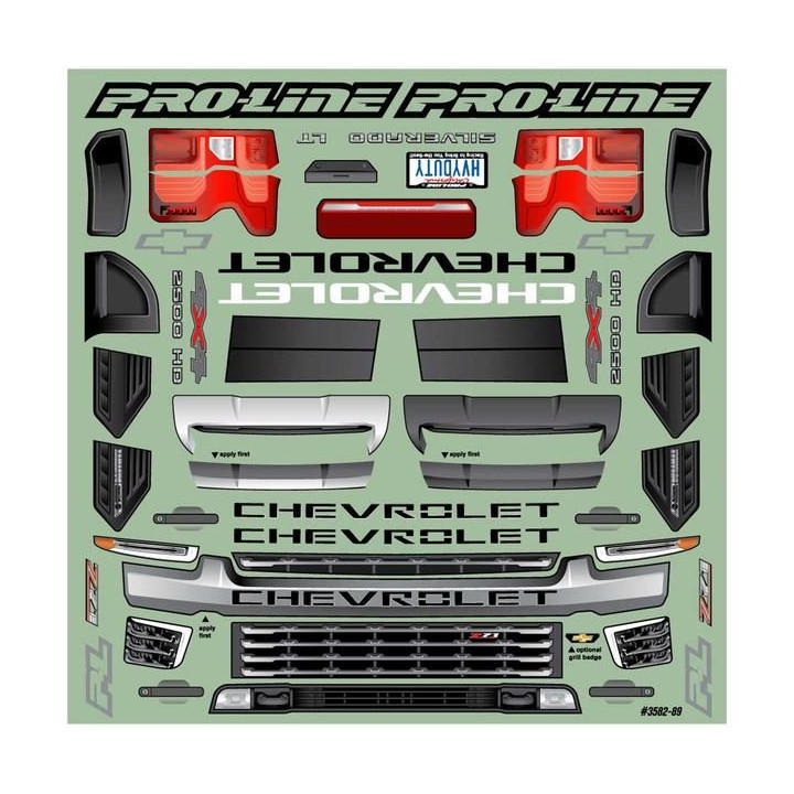 Pro-Line karosérie 1:8 Chevrolet Silverado 2500 2021 HD (Arrma Kraton 6S)