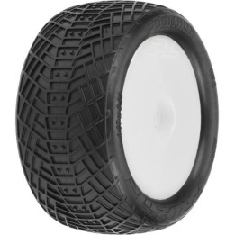 Pro-Line kolo 2.2", pneu Positron MC Buggy zadní, disk Velocity H12 bílý (2)