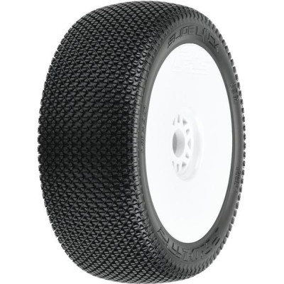 Pro-Line kolo 3.3", pneu Slide Lock S3 Buggy, disk H17 bílý (2)