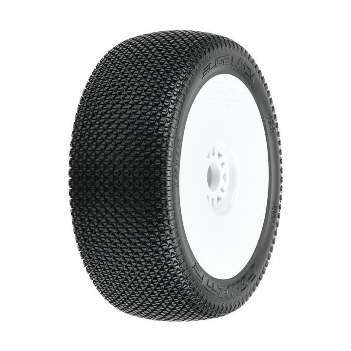 Pro-Line kolo 3.3", pneu Slide Lock S3 Buggy, disk H17 bílý (2)