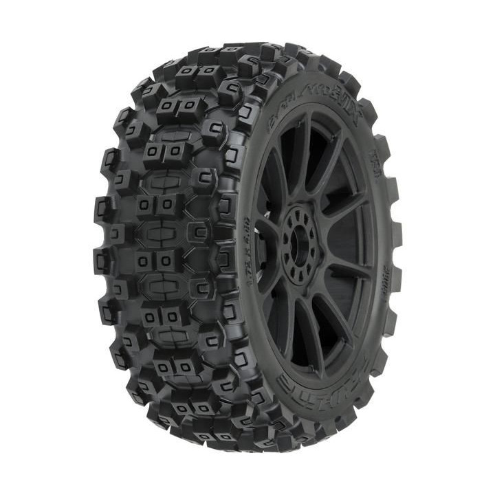 Pro-Line kolo 3.3", pneu Badlands MX M2 Buggy, disk Mach 10 H17 černý (2)