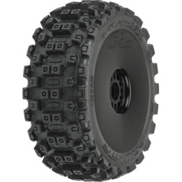 Pro-Line kolo 3.3", pneu Badlands MX M2 Buggy, disk H17 černý (2)