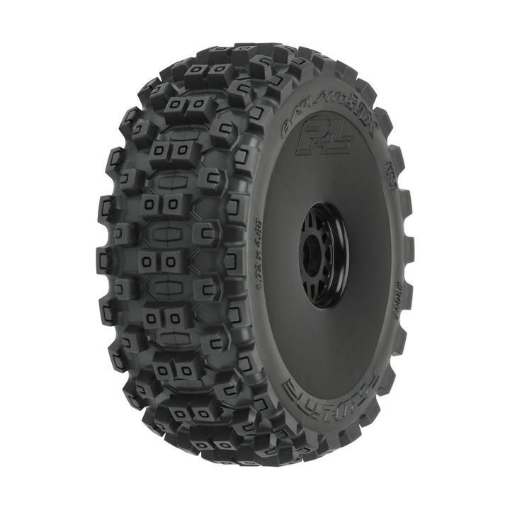 Pro-Line kolo 3.3", pneu Badlands MX M2 Buggy, disk H17 černý (2)