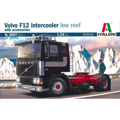 Model Kit truck 3957 - Volvo F-12 Intercooler (Low Roof) with accessories (1:24)