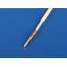 Kompletní bowden, složen z plastové trubice (3x2mm) a vnitřního táhla z ohebné ocelové struny (0,8mm) uzavřené ve vnitřní trubici (2x1mm) profilu tisícihranu. Konec osazen závitovou koncovkou se závitem M2, druhý konec bez úpravy. Délka 1000mm.
