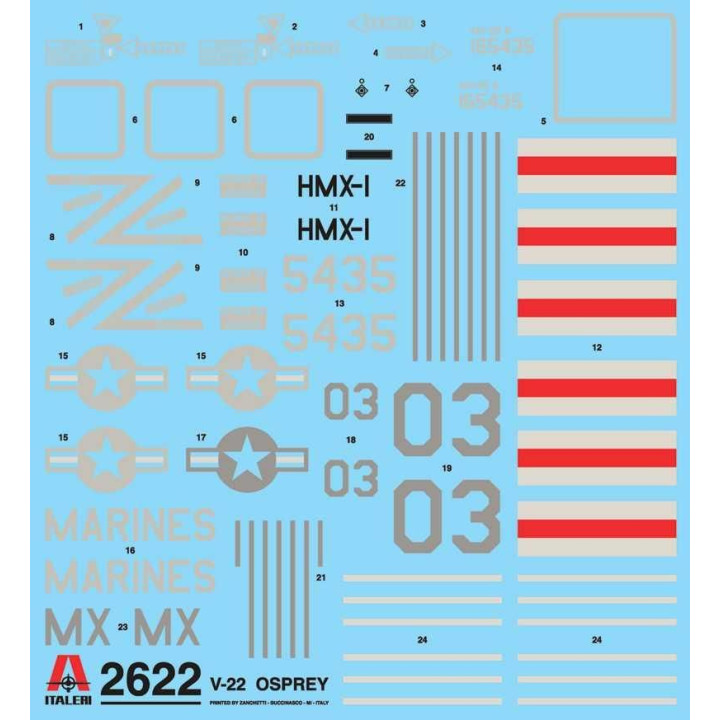Model Kit letadlo 2622 - V-22 OSPREY (1:48)