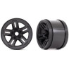 Traxxas disk 3.8" černý (2), unašeč 17 mm šestihran - drážkovaný.