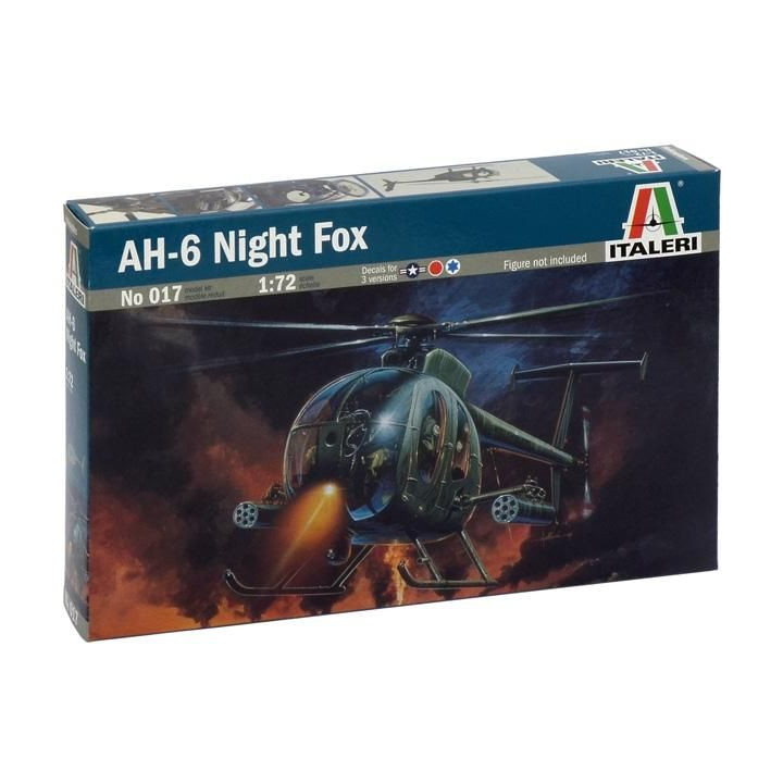 Model Kit vrtulník 0017 - AH-6 NIGHT FOX (1:72)